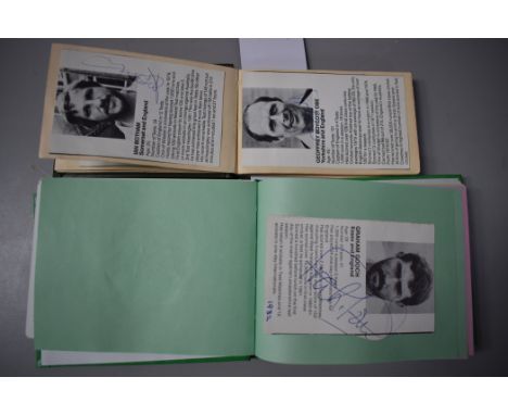 Cricket interest signatures, to include: Mike Gatting; Glen Turner; Geoffrey Boycott; Ian Botham; Graham Gooch; Bob Taylor; A