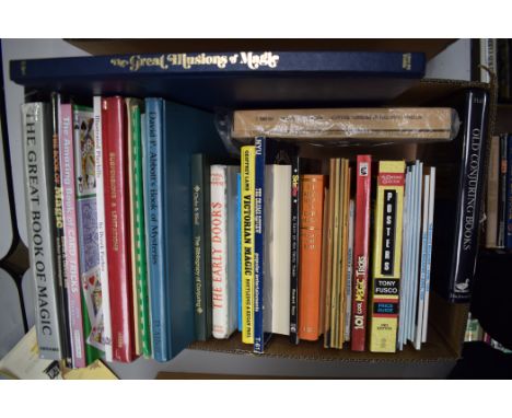 Magic interest books, to include: "The Great Illusions of Magic" by Robins Magic, "Suspensions and Levitations" by Bruce Arms