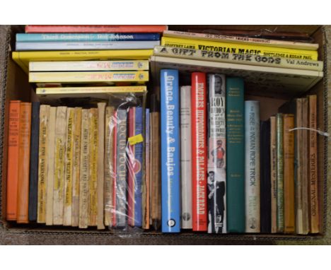 A box of magic interest books.