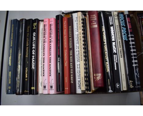 Magic interest books, to include: "The World's Greatest Magician" by Robert Oslo, Two Volumes "Keep The Wheels Turning", "Mar