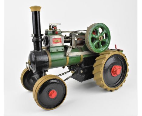 An early 20th century hand made traction engine, made by Mr. Johnson from Ware in Hertfordshire, who made it after the origin