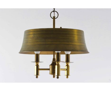 A brass ceiling lamp by New ÖIA, Sweden, 1950s        Iconic Swedish design from the 1950s.    Width 44 cm height 45 cm