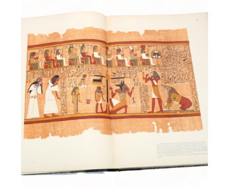 The Book Of The Dead (facsimile of the papyrus Ani in the British Museum), printed by Order of the Trustees, sold at the Brit