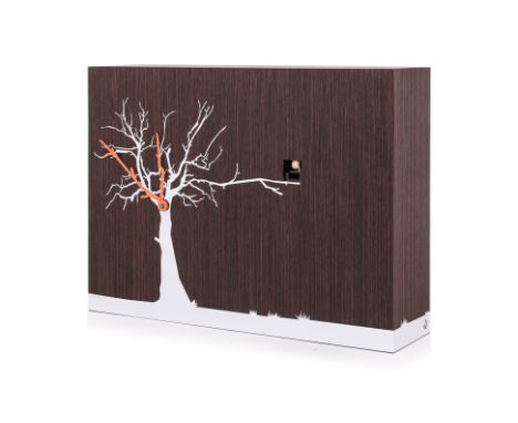A PROGETTO 'CUCURUKU' CUCKOO CLOCK
Designed by Riccardo Paolino & Matteo Fusi, wood construction with battery-operated quartz