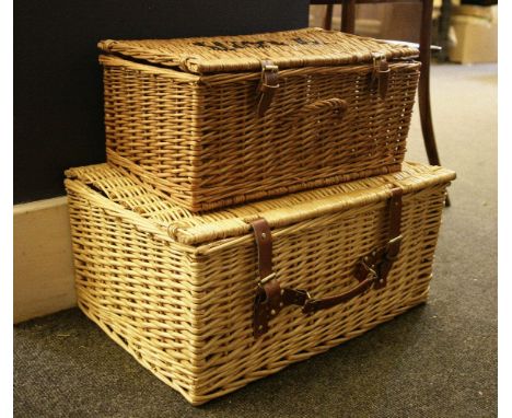 A Fortnum & Mason hamper, together with another hamper