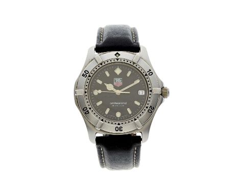 Tag Heuer, a stainless steel Professional 200 date wrist watch, reference WE1110-2, quartz movement with quick date set, seri