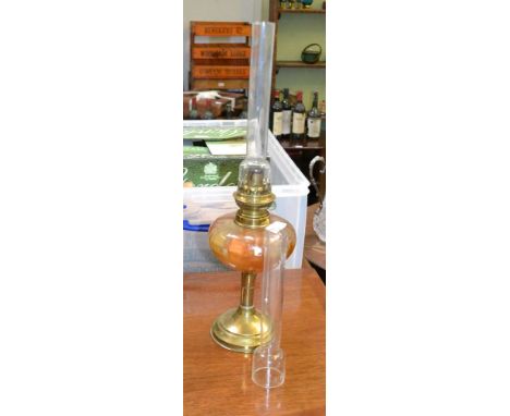 GLASS LAMP with shade