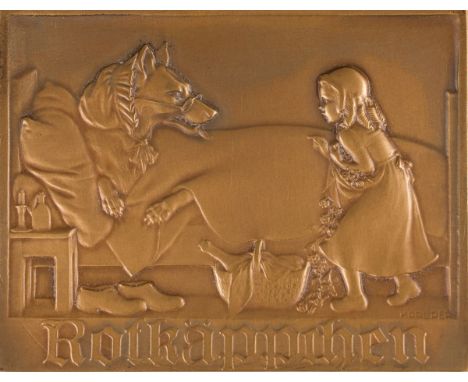 Perl, Karl (1876-1965)RotkäppchenBronzeSigniert rechts unten5,1 x 6,5 cm