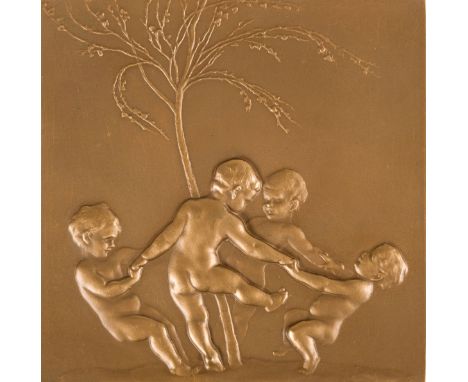 Schwartz, Stefan (1851-1924)RondoBronzeSigniert und betitelt rechts oben8 x 8 cm