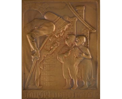 Perl, Karl (1876-1965)Hänsel und GretelBronzeSigniert rechts unten5,5 x 4,3 cm
