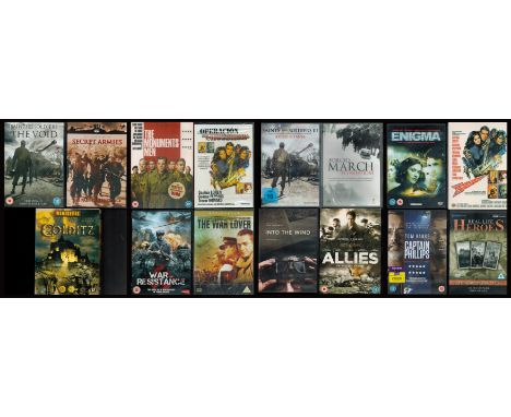 Collection of 15 WW1 and WW2 DVD Movies and Documentaries. Includes Titles Such as Colditz, Secret Armies, Operation Crossbow