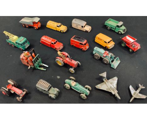 Toys &amp; Juvenalia - a collection of unboxed playworn diecast models, mostly Dinky Toys (quantity) 