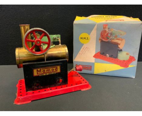 Toys &amp; Juvenalia - a Mamod M.M.2. stationary steam engine, boxed 