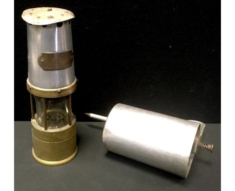 A J.H.Naylor Ltd, Wigan miner?s safety lamp; a pork pie aspic filling tool. (2) 