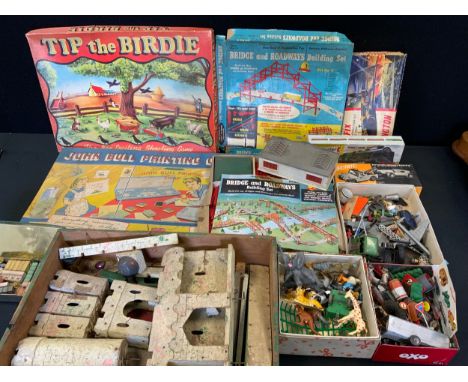 Toys &amp; Juvenalia - an Airfix Wellington series 4 model kit;  others Kitmaster, Scalecraft;  Chad Valley Bridge and Roadwa