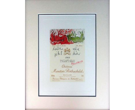 AFTER GEORG BASELITZ, 'Die mauer', lithograph in colours, on Arches watermarked paper, signed in the stone by the artist and 