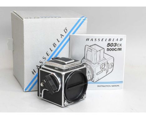 Hasselblad 503CX Camera Body no.11EH20516, in original box with Instruction Manual and other paperwork