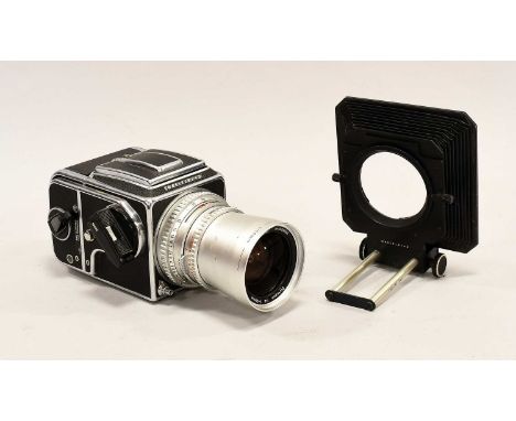 Hasselblad 500C/M Camera no.RE1431890, with Carl Zeiss Distagon f4 50mm lens and film backWinds smoothly and shutter fires