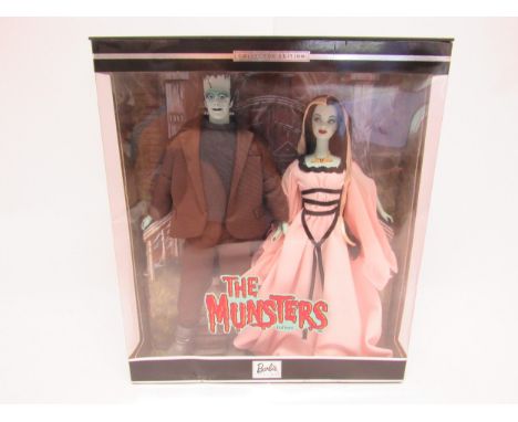 The Munsters- A 2001 Mattel Barbie Collector Edition The Munsters Gift set #50544, comprising Barbie and Ken dolls as Herman 