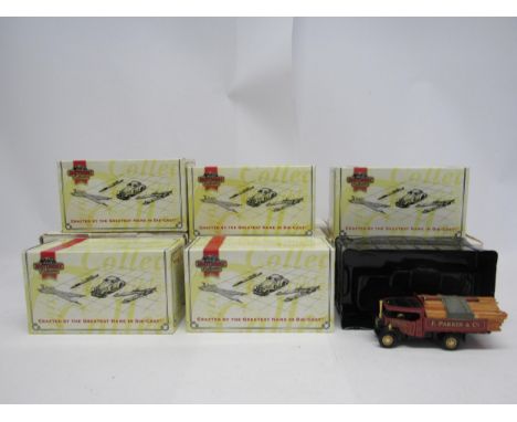 Five boxed Matchbox Collectibles diecast vehicles to include YAS01-M Stephenson's Rocket, YAS02-M Foden Coal Truck, YAS03-M A