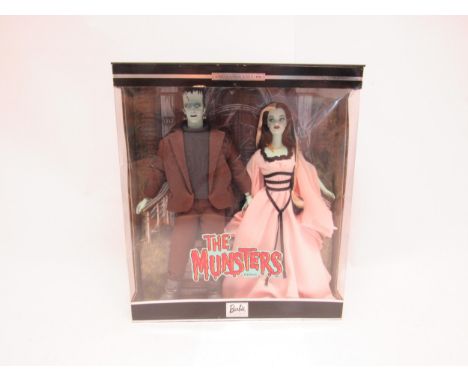 The Munsters- A 2001 Mattel Barbie Collector Edition The Munsters Gift set #50544, comprising Barbie and Ken dolls as Herman 