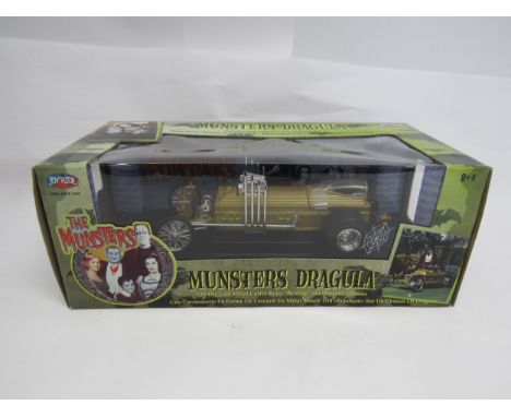 The Munsters- A 1:18 scale diecast Munsters Dragula by Joyride, #33266, in original window box