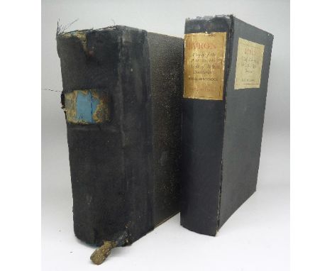 Two books, a first edition of Byron, A Study of the Poet in the Light of New Discoveries by Albert Brecknock, and The Leopold