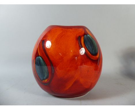 A Poole Delphis Ovoid Vase, 18cm high 