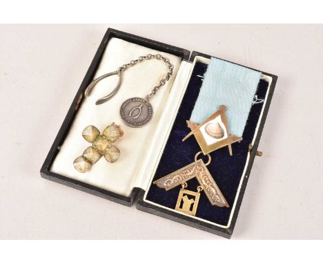 A Freemason's Medallion presented to W.Bro. H.L.Storr (Hetty Louise Storr), awarded in appreciation of valuable services as M