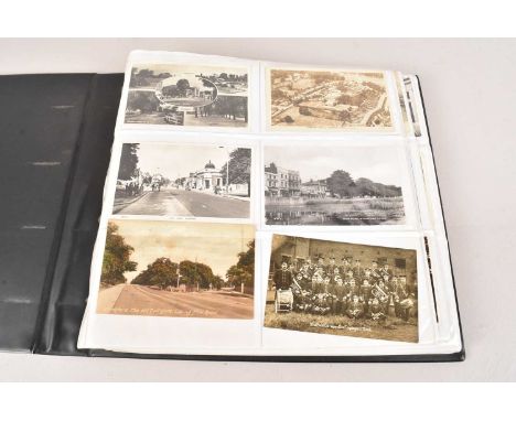 Edwardian and Later Postcards Redbridge Borough London in a Modern Album (250+), various examples, Ilford, South Woodford, Wo
