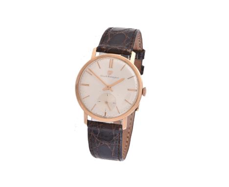 Girard Perregaux, Gold coloured wrist watch, no. 8778N Movement: Manual wind, 17 jewelsCase: Gold coloured case, snap case ba