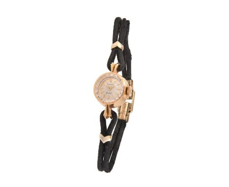 Rolex, Orchid, Ref. 9809,Lady's gold coloured wrist watch, no. 805659, circa 1962Movement: Cal. 1400, manual wind, 18 jewelsC