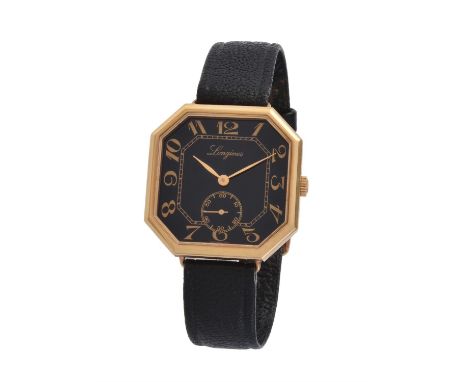 Longines, Ref. 5097 846, Gold plated wrist watch, no. 18774072Movement: Cal. L. 846.4, manual wind, 17 jewelsCase: Gold plate