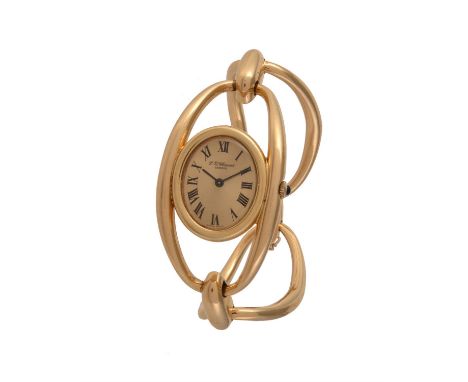 Chopard, Ref. 5030,Lady's 18 carat gold bracelet watch, no. 32321, circa 1957Movement: Cal. ETA 2512, manual wind, 17 jewelsC