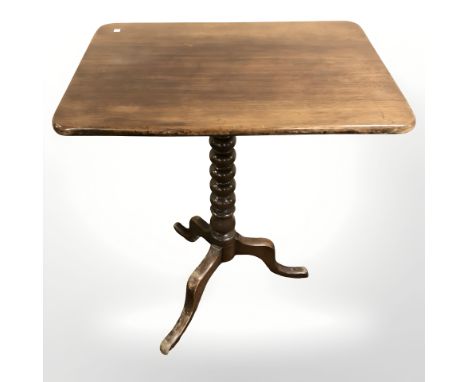 A 19th century tripod occasional table, height 67 cm 