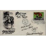 John Mccusky signed Comic Strip FDC. Good condition Est.