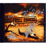 Hell Promise: Aim for Hell CD, Signed by all band members. Including Brian Johnson and 2 others.