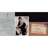 Kathleen Case UNSIGNED 10X8inch black and white photo with original mailing envelope. Good condition