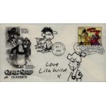 Lisa Wild signed Comic Strip FDC. Good condition Est.