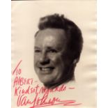 Van Johnson signed 10x8inch black and white photo. Dedicated. Good condition Est.