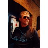 Patrick Duffy signed colour photo, measures 6 inch by 9 inch. Good condition Est.