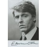 Edward Fox signed black and white promo photo, measures 3.5 inch by 5.5 inch. Good condition Est.