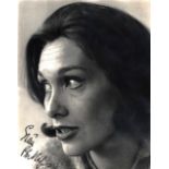 Sian Phillips (1933-), signed 9.5x7.5 photo by Crispian Woodgate of London with credit stamp to