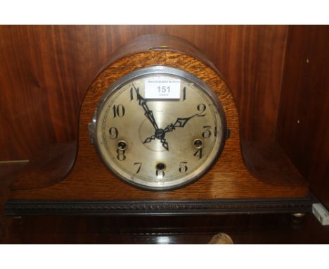 A ENFIELD NAPOLEON HAT MANTLE CLOCK