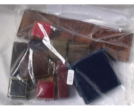 Twelve assorted vintage jewel boxes     