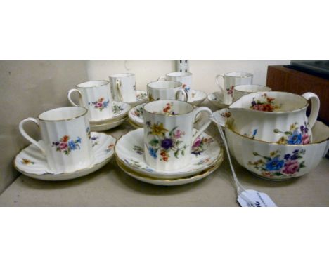 Royal Worcester bone china Roanoke pattern coffee ware        TOS8