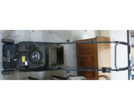 A Hayter Harrier 41 petrol driven rotary lawnmower with a 18''cut            BSR