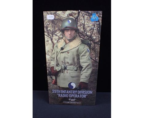 DID CORPORATION No.A80115 29th INFANTRY DIVISION "RADIO OPERATOR" 'PAUL' FIGURE DID 1/6 scale action figure, complete and box