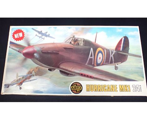 1973 AIRFIX KIT No.09502-8 'HAWKER HURRICANE MK1' SUPERKIT SERIES 14. the model is boxed and unbuilt. (Scale 1:24)