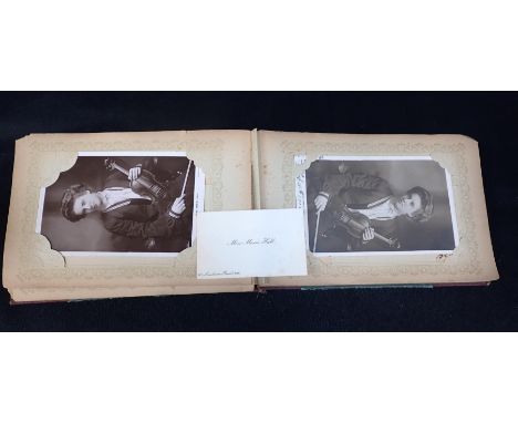 MARIE HALL (VIOLINIST) INTEREST: AN ALBUM OF MUSICIAN AND COMPOSER POSTCARDS "mostly late 19th/ 20th Century musicians , incl